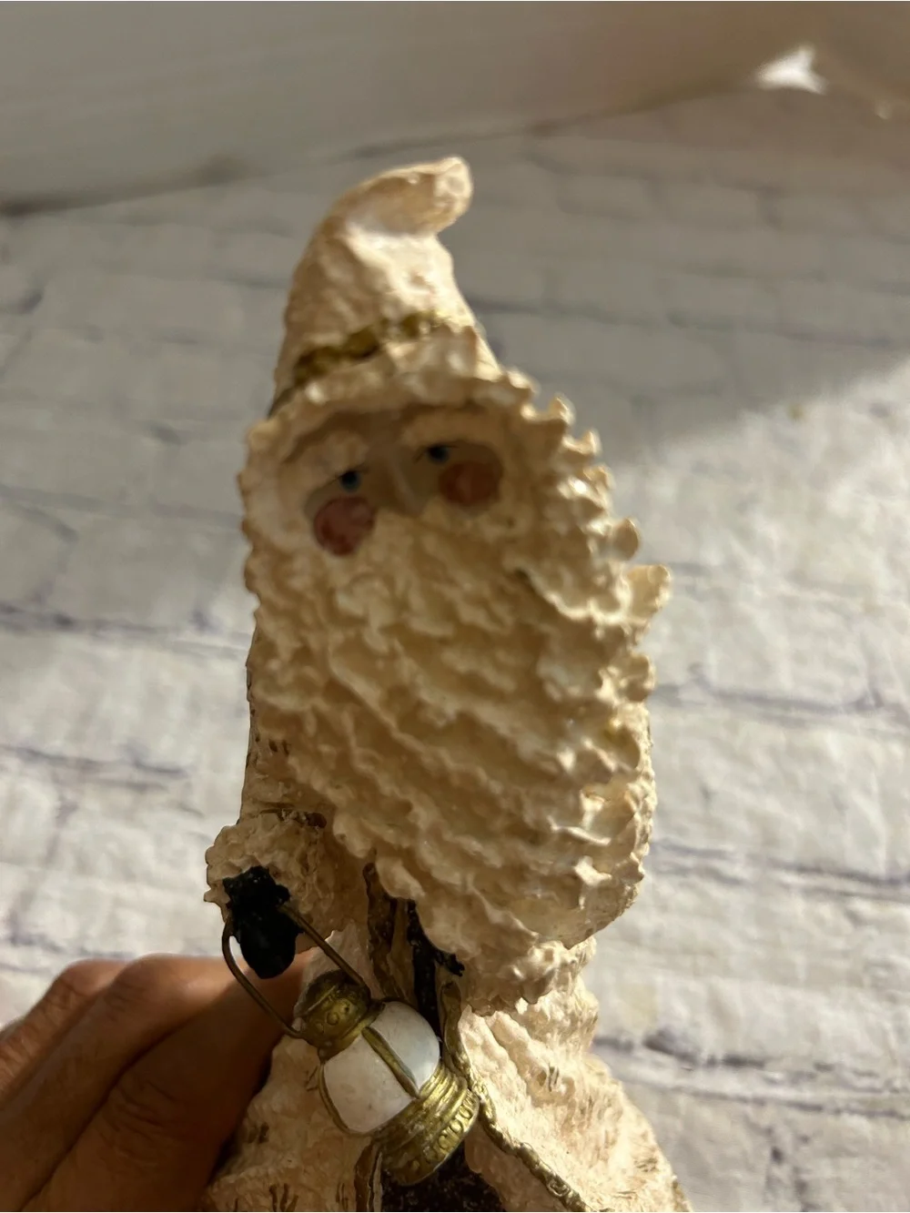 ENESCO BELSNICKLE SANTA CLAUS FIGURINE FROM A NICKEL (1997) VINTAGE